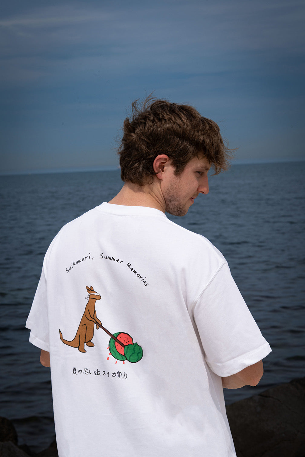 ShortTee_White_Suikawari(Limited)