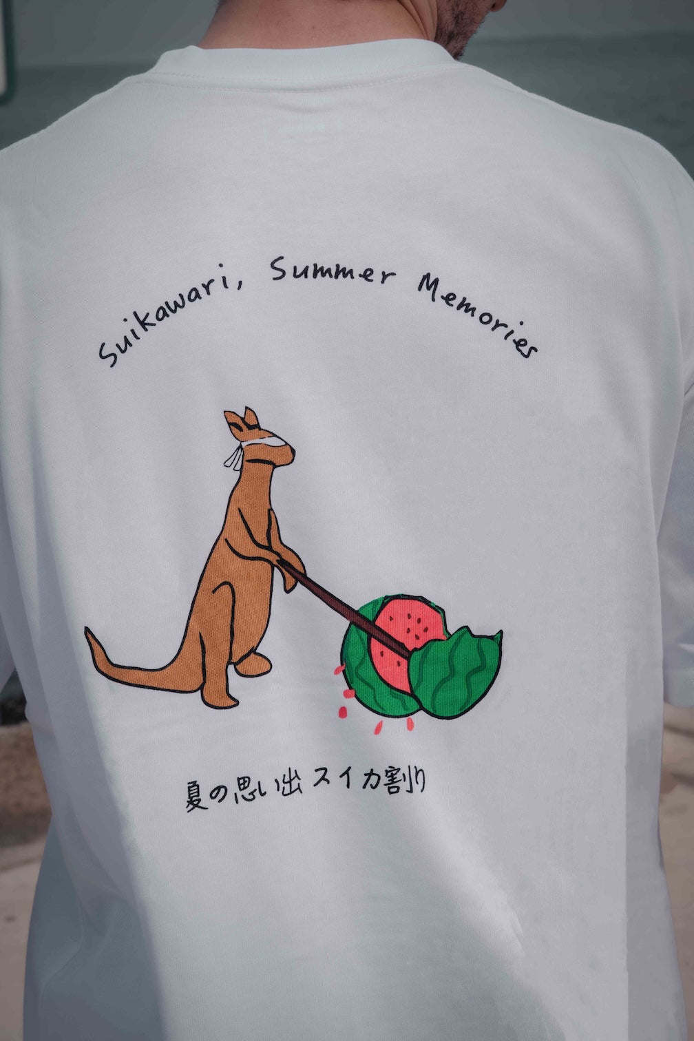 ShortTee_White_Suikawari(Limited)